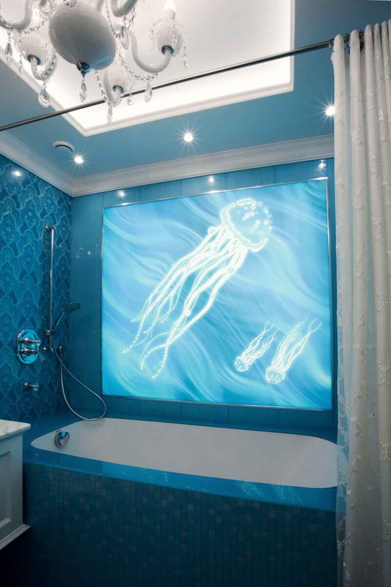 Настенная панель в ванную